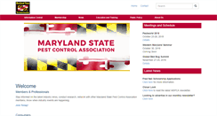 Desktop Screenshot of marylandpest.org